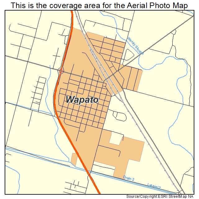 Wapato, WA location map 