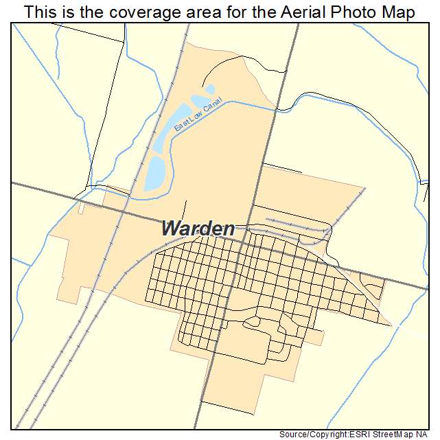 Warden, WA location map 
