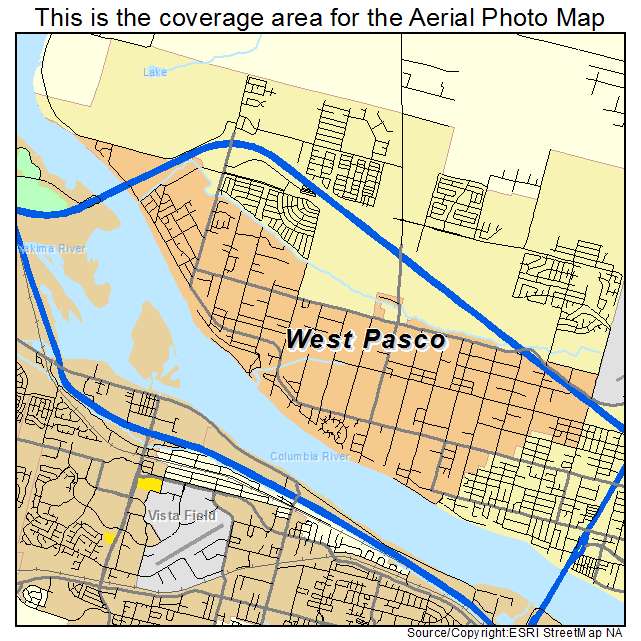 West Pasco, WA location map 