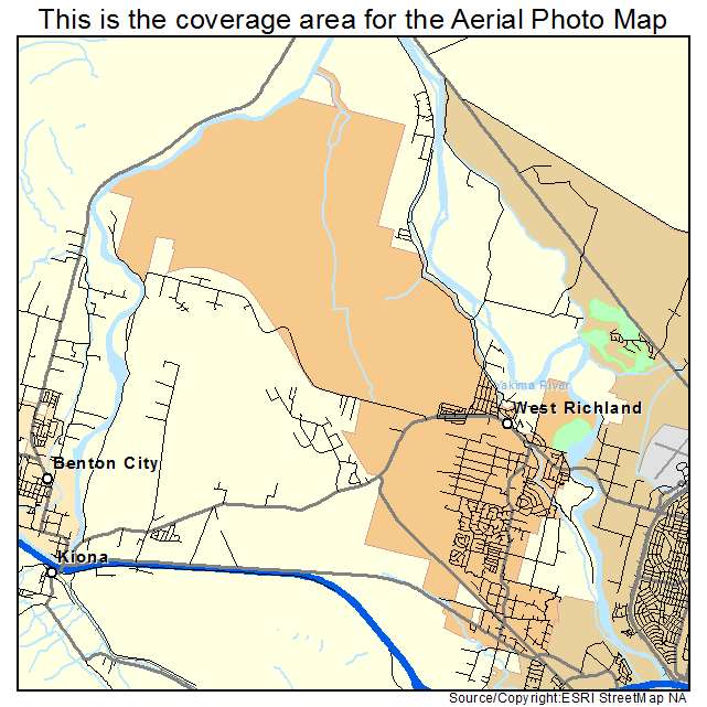 West Richland, WA location map 