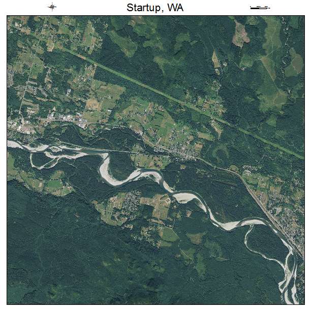 Startup, WA air photo map