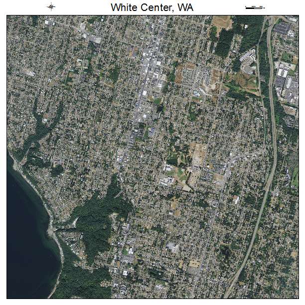 White Center, WA air photo map