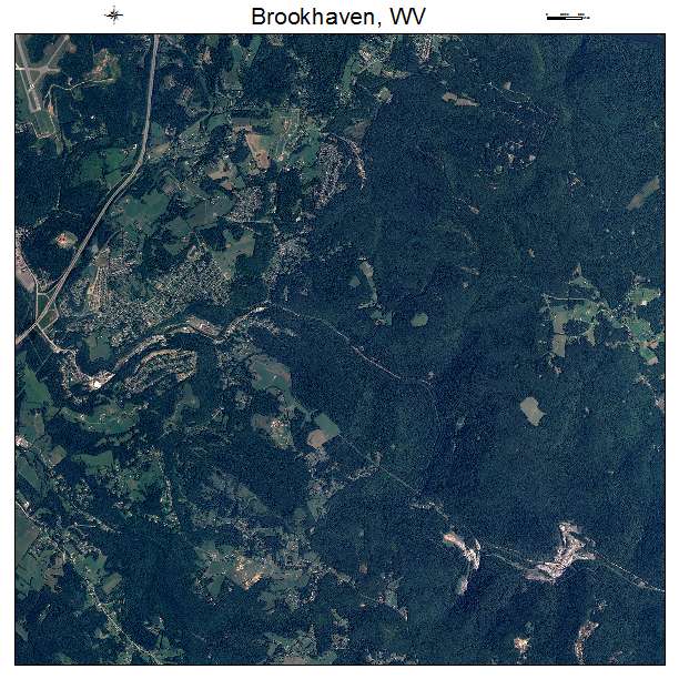 Brookhaven, WV air photo map