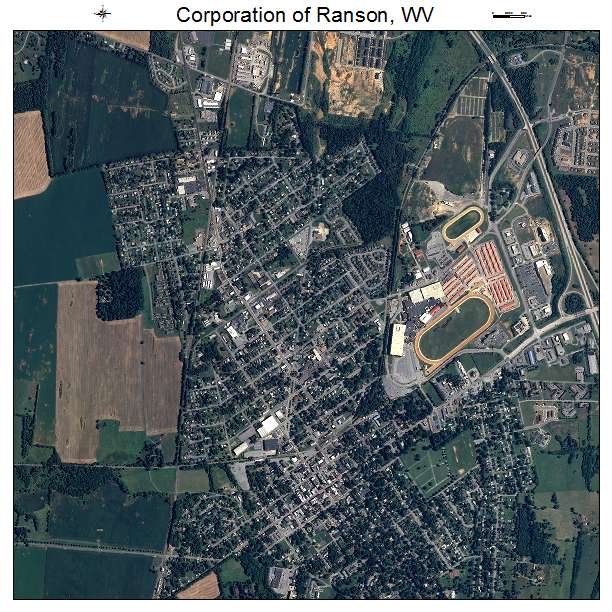 Corporation of Ranson, WV air photo map