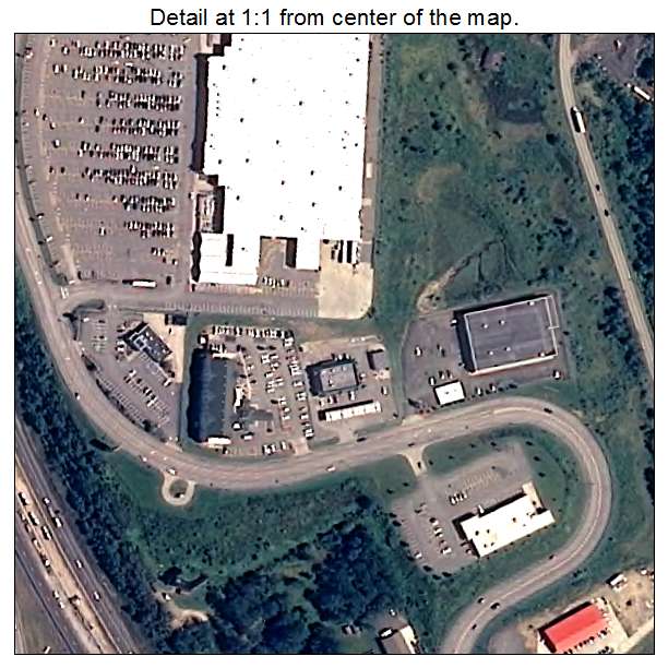 Anmoore, West Virginia aerial imagery detail