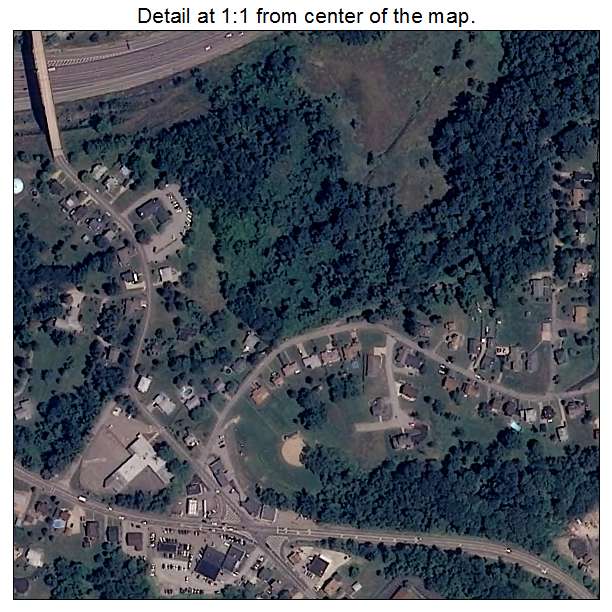 Bethlehem, West Virginia aerial imagery detail