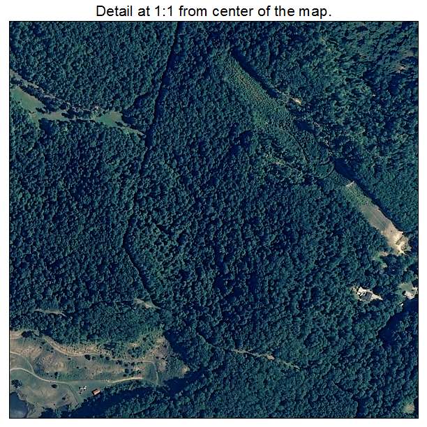 Bradley, West Virginia aerial imagery detail