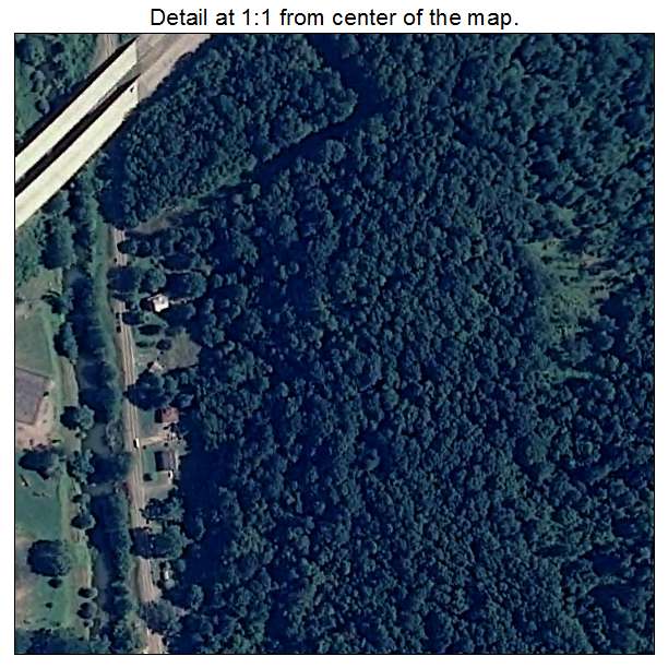 Burnsville, West Virginia aerial imagery detail