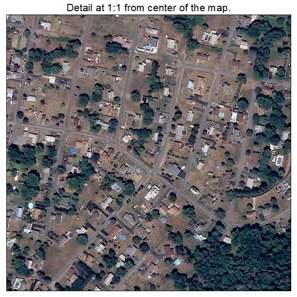 Carpendale, West Virginia aerial imagery detail