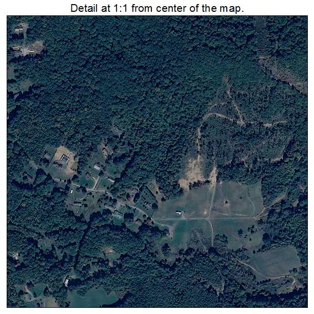 Daniels, West Virginia aerial imagery detail