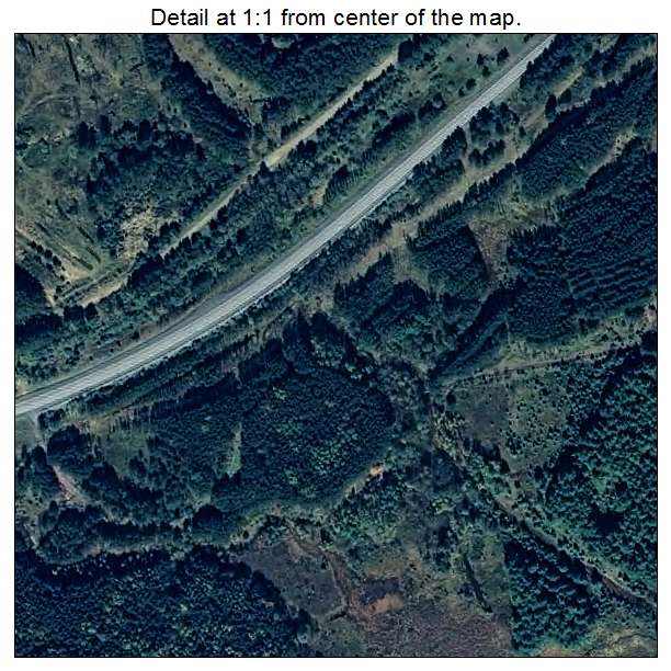 Davis, West Virginia aerial imagery detail