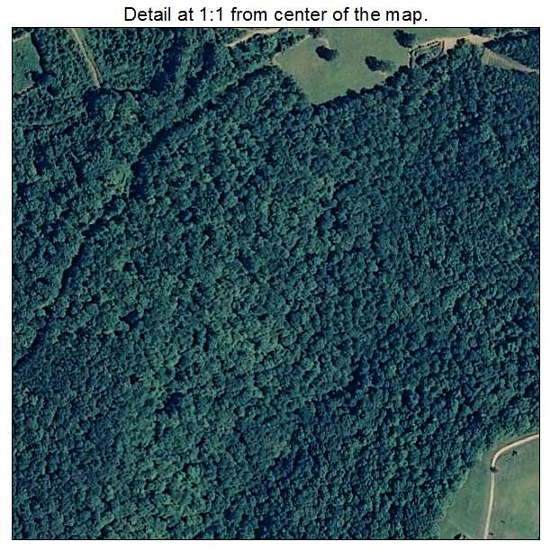 Elkview, West Virginia aerial imagery detail