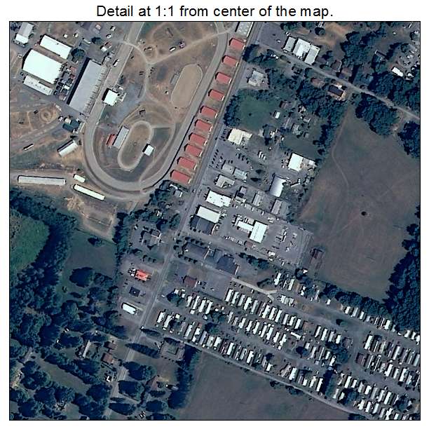 Fairlea, West Virginia aerial imagery detail