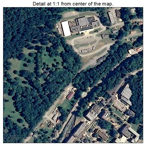 Aerial Photography Map of Glenville, WV West Virginia