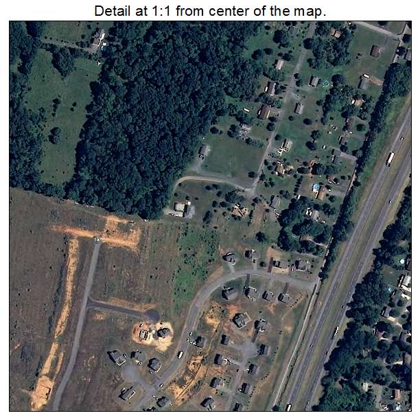 Inwood, West Virginia aerial imagery detail