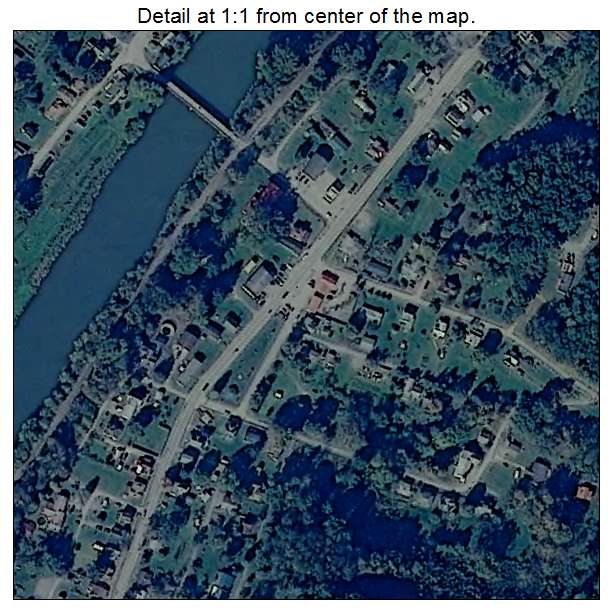 Junior, West Virginia aerial imagery detail