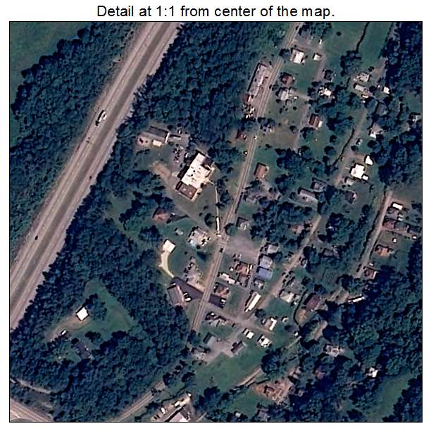Lost Creek, West Virginia aerial imagery detail