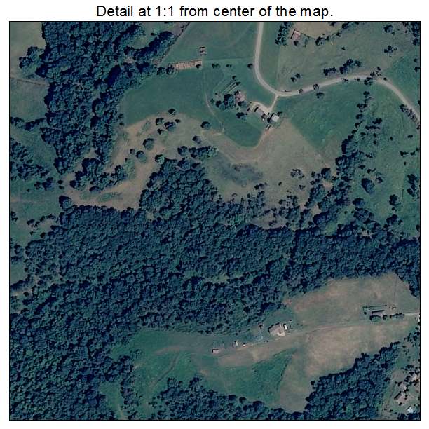 Lubeck, West Virginia aerial imagery detail