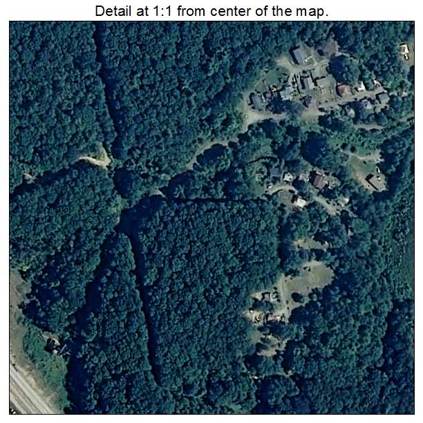 Mabscott, West Virginia aerial imagery detail