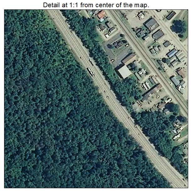Marmet, West Virginia aerial imagery detail