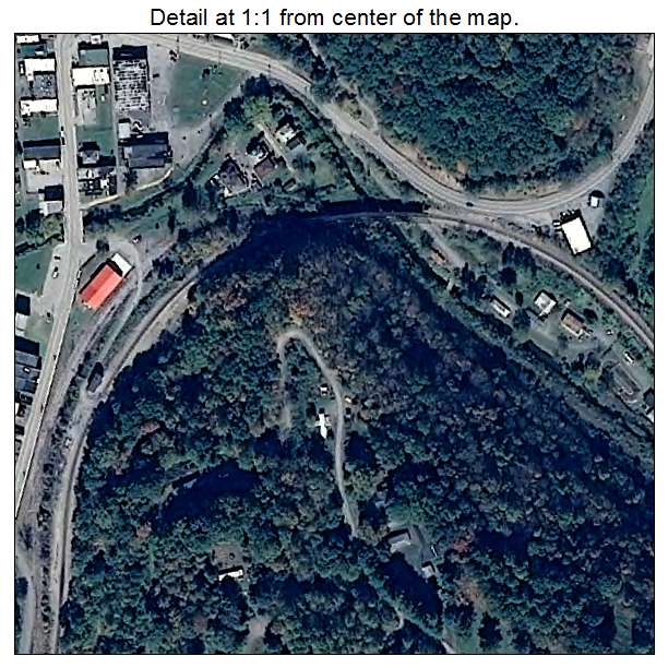 Matoaka, West Virginia aerial imagery detail