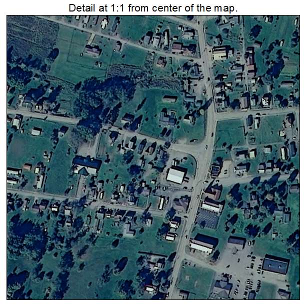 Mill Creek, West Virginia aerial imagery detail