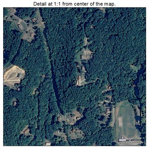 Mount Hope, West Virginia aerial imagery detail