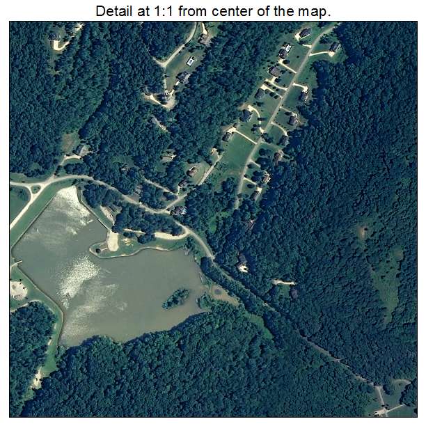 Nitro, West Virginia aerial imagery detail