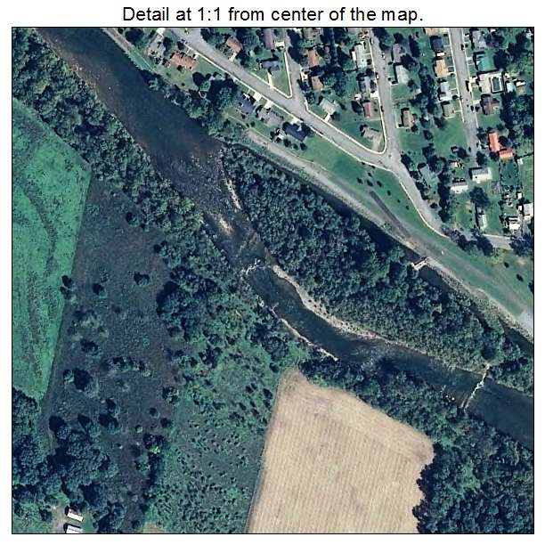 Petersburg, West Virginia aerial imagery detail