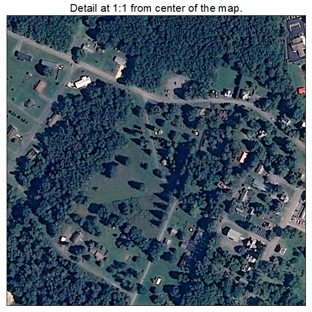 Reedsville, West Virginia aerial imagery detail