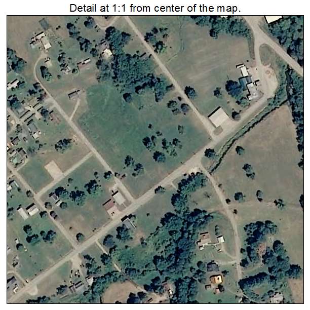 Reedy, West Virginia aerial imagery detail