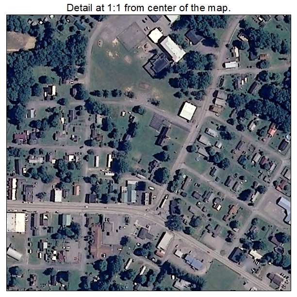 Rupert, West Virginia aerial imagery detail