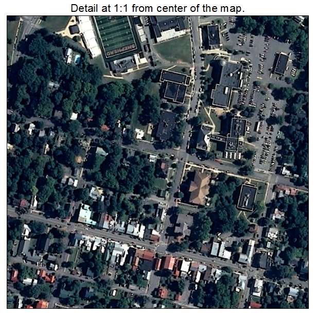 Shepherdstown, West Virginia aerial imagery detail
