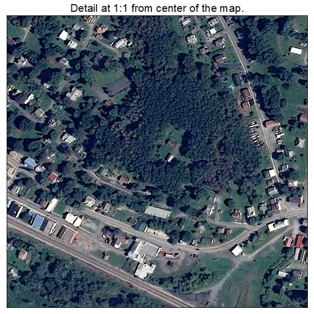 Terra Alta, West Virginia aerial imagery detail