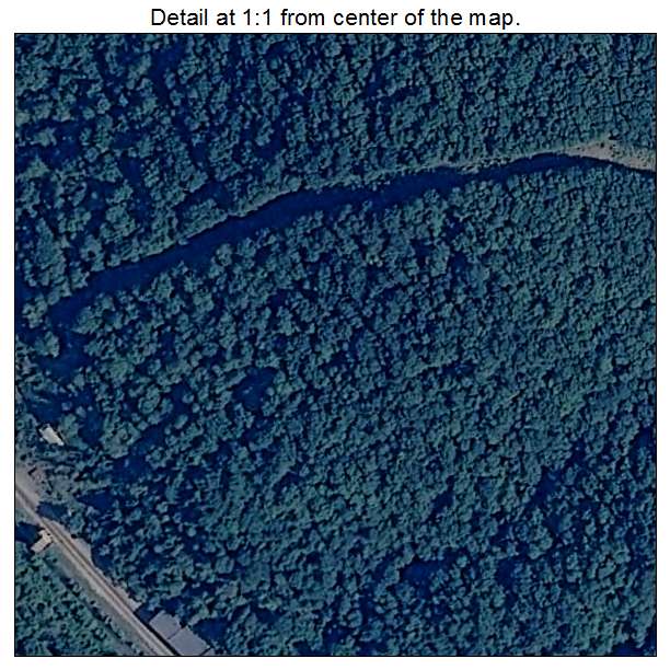 Thurmond, West Virginia aerial imagery detail