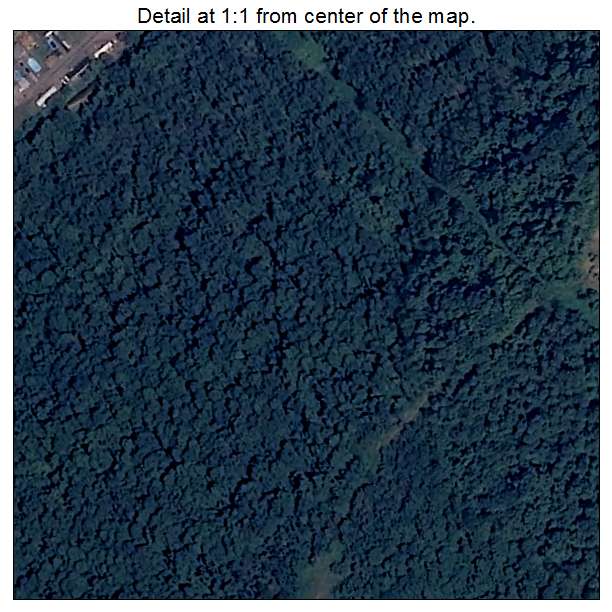 Triadelphia, West Virginia aerial imagery detail