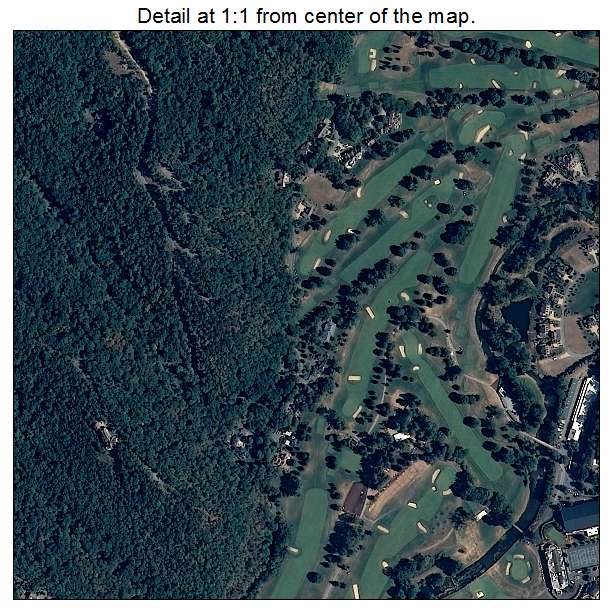 White Sulphur Springs, West Virginia aerial imagery detail