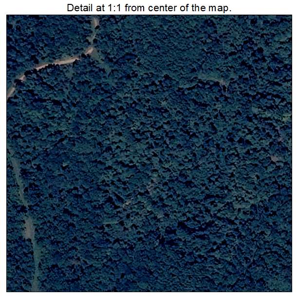 Worthington, West Virginia aerial imagery detail