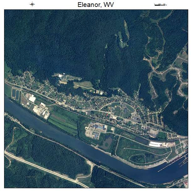 Eleanor, WV air photo map