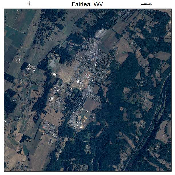 Fairlea, WV air photo map