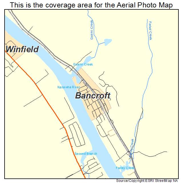 Bancroft, WV location map 