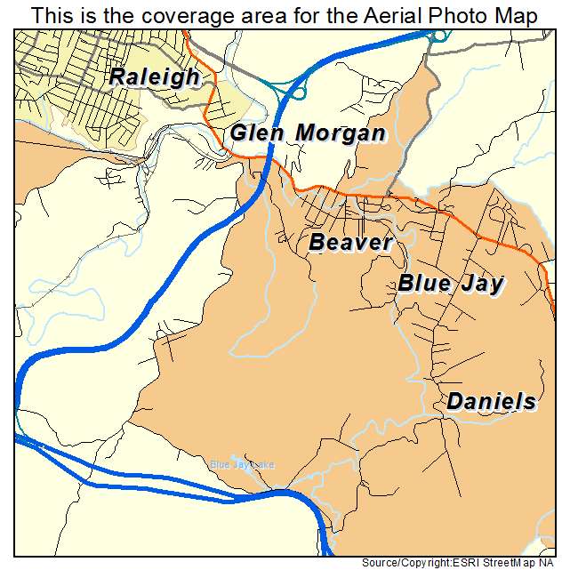 Beaver, WV location map 