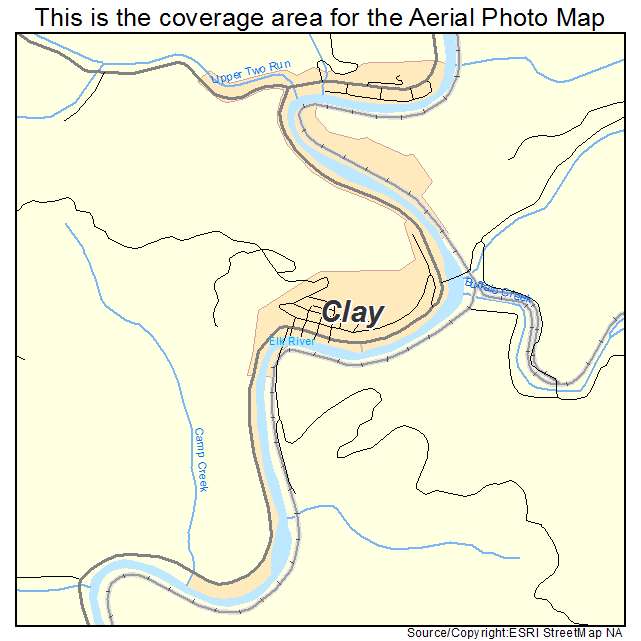 Clay, WV location map 