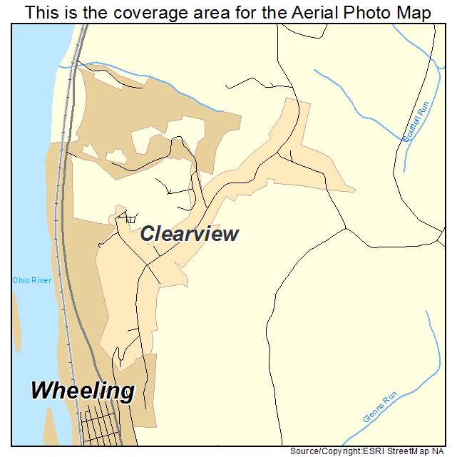 Clearview, WV location map 