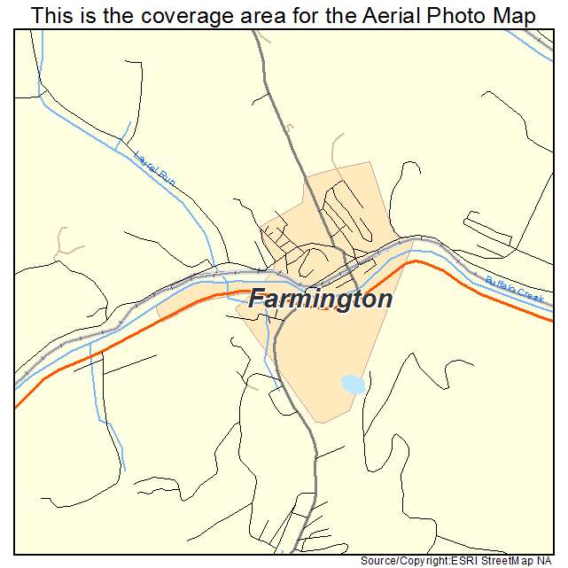 Farmington, WV location map 