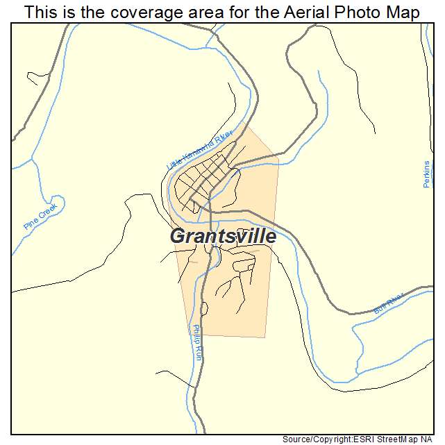 Grantsville, WV location map 