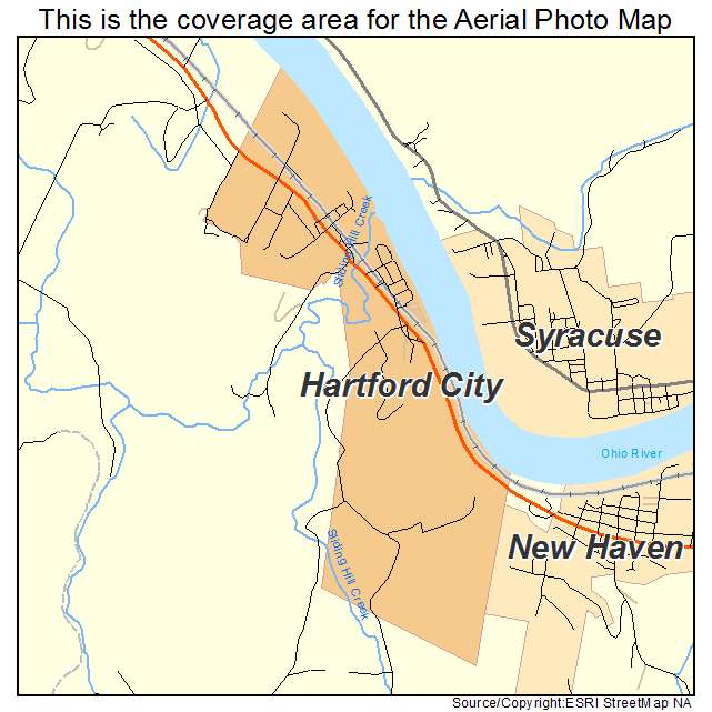 Hartford City, WV location map 