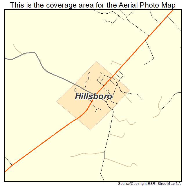 Hillsboro, WV location map 