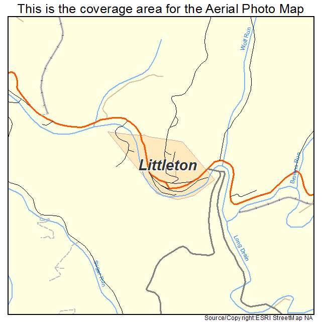 Littleton, WV location map 