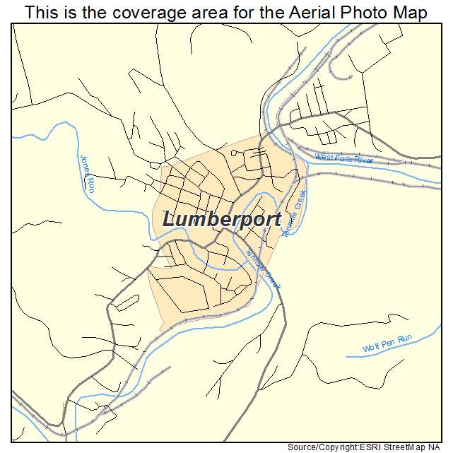 Lumberport, WV location map 